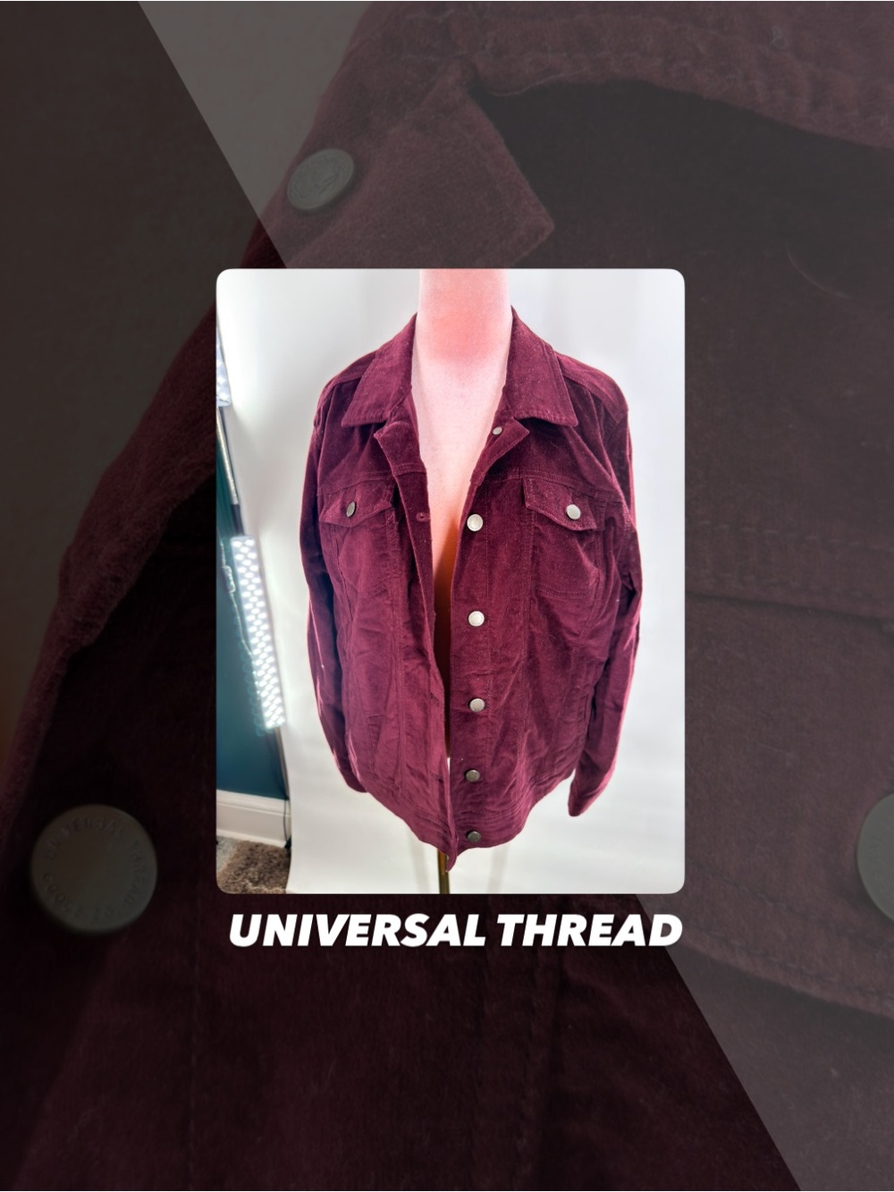 NWT Universal Thread Freeborn Trucker Jacket